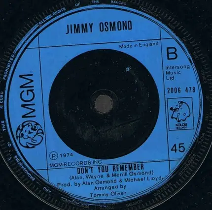 Jimmy Osmond - Little Arrows