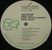 LP - Jimmy Page , Sonny Boy Williamson & Brian Auger - Jam Session - + OBI, Insert