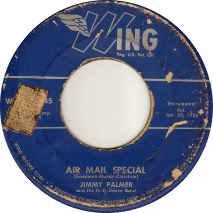 Jimmy Palmer And His Orchestra - It's All Right With Me