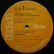 LP - Jimmy Payne - Sings The Foster And Rice Songbook