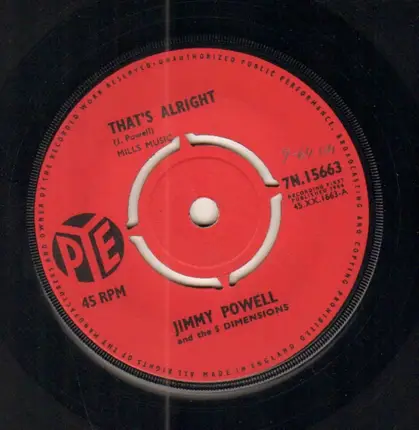 Jimmy Powell And The 5 Dimensions - That's Alright