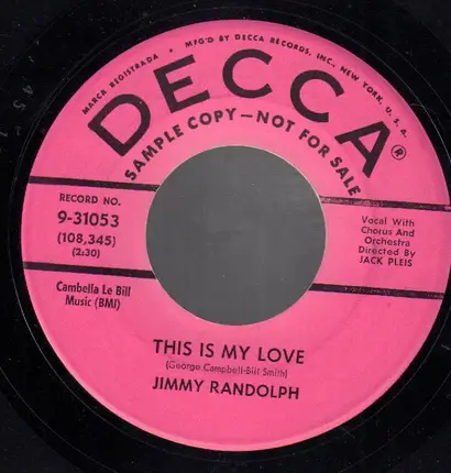 Jimmy Randolph - You Have Given This To Me