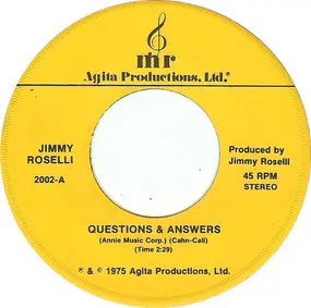 jimmy roselli - Questions & Answers