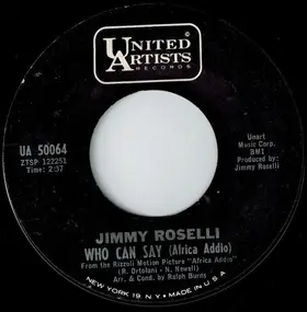 jimmy roselli - Who Can Say (Africa Addio)