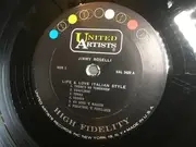 LP - Jimmy Roselli - Life And Love Italian Style - Mono