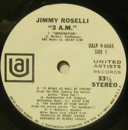 Jimmy Roselli - 3 A. M.