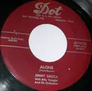 7inch Vinyl Single - Jimmy Sacca With Billy Vaughn And His Orchestra - Alone / You're All That I Need