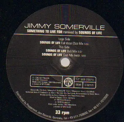 Jimmy Somerville - Something to live for