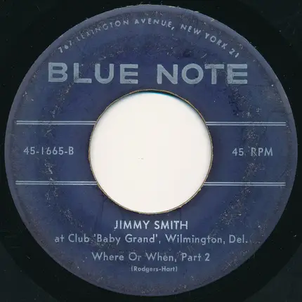 Jimmy Smith - Where Or When