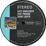 LP - Jimmy Smith - Jazz Highlights Vol.4