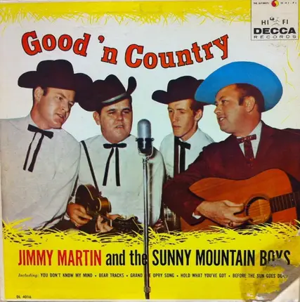 Jimmy Martin And The Sunny Mountain Boys - Good 'N Country