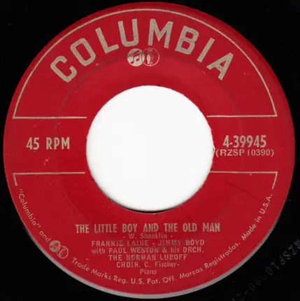 Jimmy Boyd - Frankie Laine - Tell Me A Story / The Little Boy And The Old Man