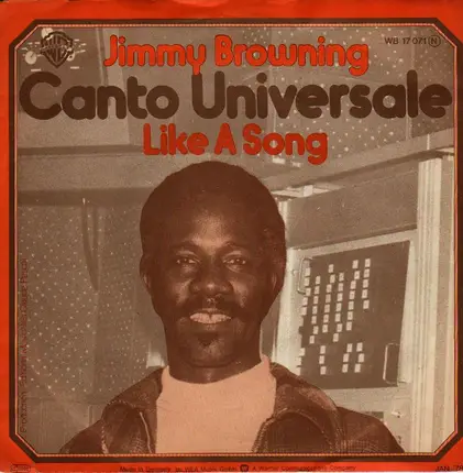 Jimmy Browning - Canto Universale / Like A Song