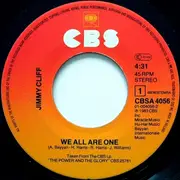 7inch Vinyl Single - Jimmy Cliff - We All Are One