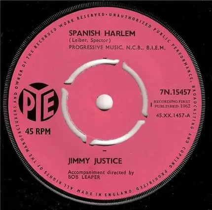 Jimmy Justice - Spanish Harlem