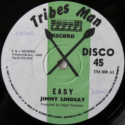 Jimmy Lindsay / Fabienne Miranda - Easy / Prophecy