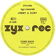 12inch Vinyl Single - Jimmy & Susy - Come Back