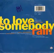 7inch Vinyl Single - Jimmy Somerville - To Love Somebody
