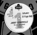 12inch Vinyl Single - Jimmy Somerville - To Love Somebody