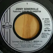 7inch Vinyl Single - Jimmy Somerville Featuring June Miles-Kingston - Comment Te Dire Adieu
