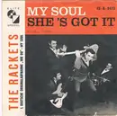 7inch Vinyl Single - Jimmy & The Rackets - Wie Du