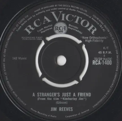 Jim Reeves - I Won't Forget You