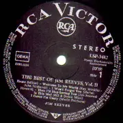 LP - Jim Reeves - The Best Of Jim Reeves Vol. II