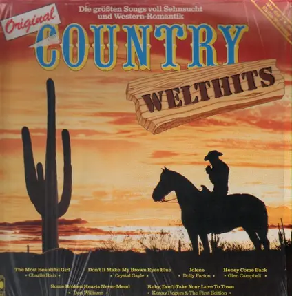 Jim Reeves, Charlie Rich a.o. - Original Country Welthits