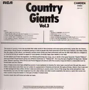 LP - Jim Reeves, Chet Atkins, Don Gibson, ... - Country Giants Vol. 3