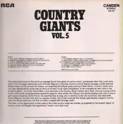 LP - Jim Reeves, Chet Atkins, Hank Snow,.. - Country Giants Vol. 5