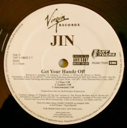 Jin - Get Your Handz Off / I Gotta Love