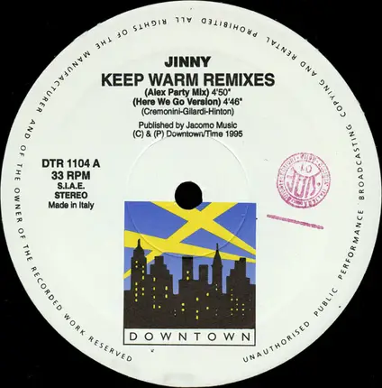 Jinny - Keep Warm - Remixes