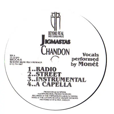Jigmastas - Chandon / Iz You Dee
