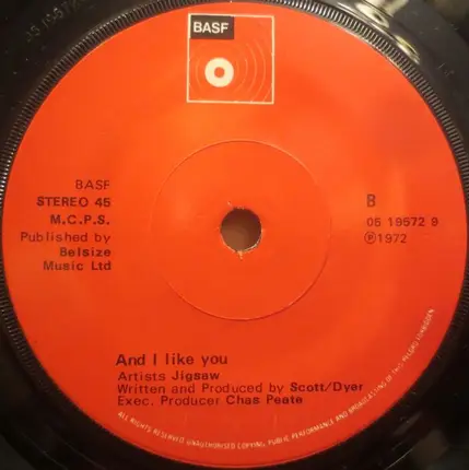 Jigsaw - That's What It's All About / And I Like You