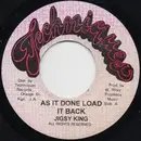 7inch Vinyl Single - Jigsy King - As It Done Load It Back