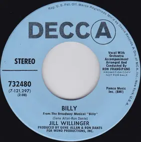 Jill Willinger - Billy / Face In The Wind