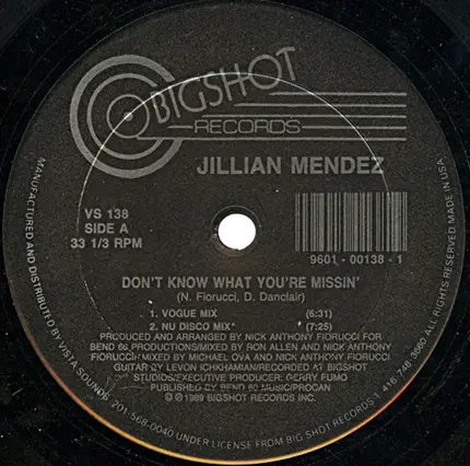 Jillian Mendez - Don't Know What You're Missin'