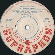 7inch Vinyl Single - Jiří Jelínek / Karel Gott - Zčervená / Oči Sněhem Zaváté - Company Sleeve