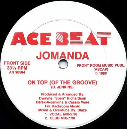 Jomanda - On Top (Of The Groove)