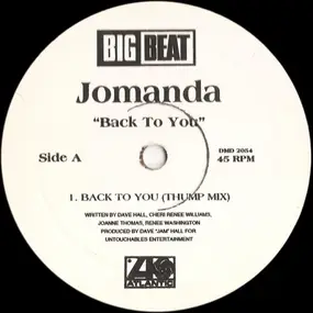 Jomanda - Back To You (The Dave Hall Mixes)
