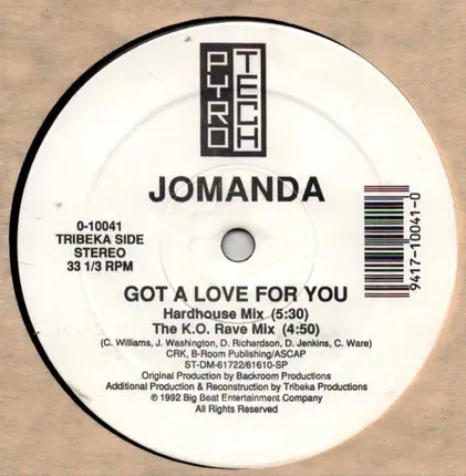 Jomanda - Got A Love For You