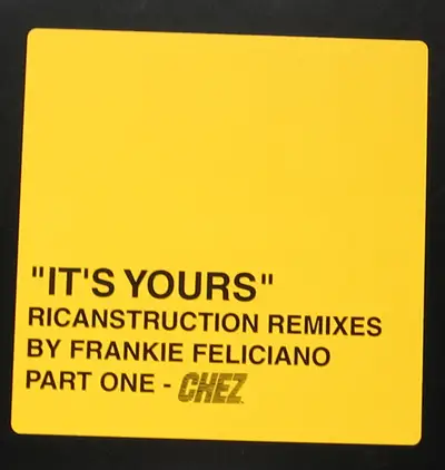 Jon Cutler Feat. E-Man - It's Yours (Frankie Feliciano Remixes Pt. 1)