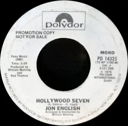 Jon English - Hollywood Seven