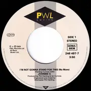 7inch Vinyl Single - Jon Otis - I'm Not Gonna Stand For This (No More)