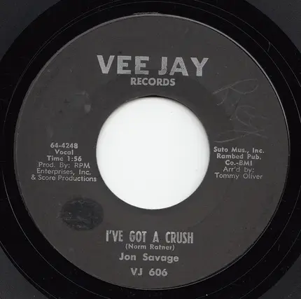 Jon Savage - New Fangled, Jingle Jangle Swimmin' Suit From Paris / I've Got A Crush