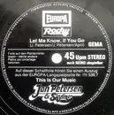 7inch Vinyl Single - Jon Petersen & Skyliner - Let Me Know, If You Go