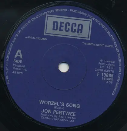Jon Pertwee - Worzel's Song