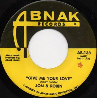Jon & Robin - Give Me Your Love / Lonely One