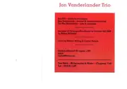 7inch Vinyl Single - Jon Vanderlander Trio - Jon Vanderlander Trio - Limited Edition