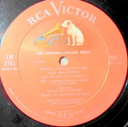 Jon Vickers - Italian Arias